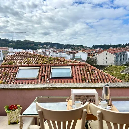 Lejlighed Hoibai, Raina, Atico, Con Vistas Al Casco Historico De Baiona, Galicia